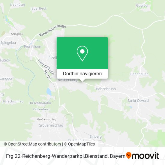 Frg 22-Reichenberg-Wanderparkpl.Bienstand Karte