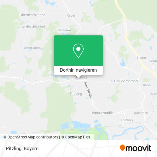 Pitzling Karte