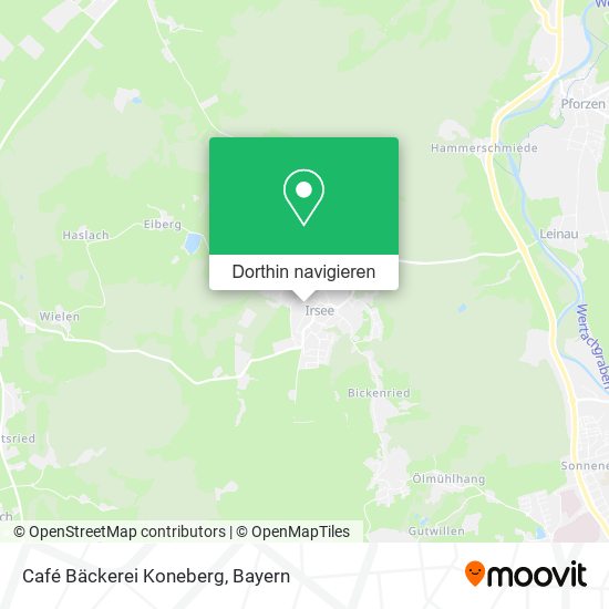 Café Bäckerei Koneberg Karte