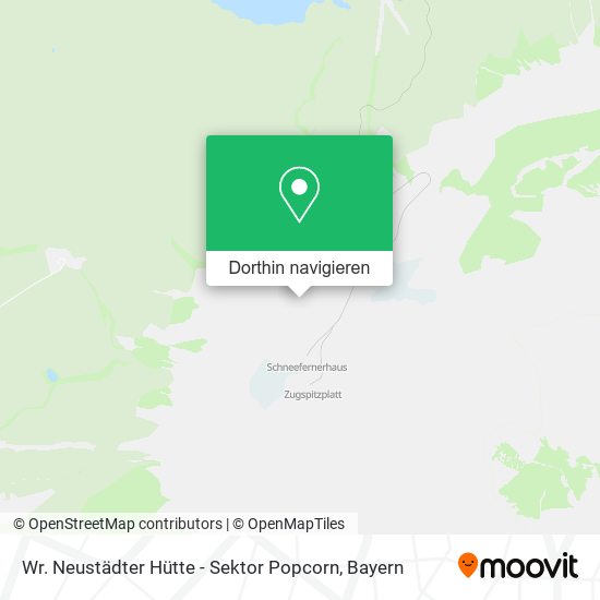 Wr. Neustädter Hütte - Sektor Popcorn Karte