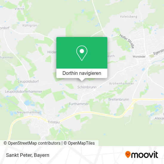Sankt Peter Karte