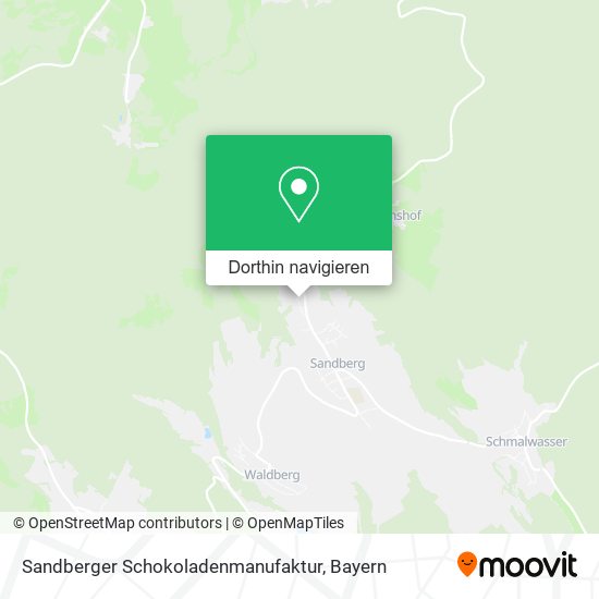 Sandberger Schokoladenmanufaktur Karte