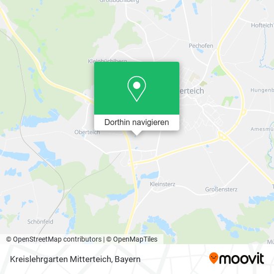 Kreislehrgarten Mitterteich Karte