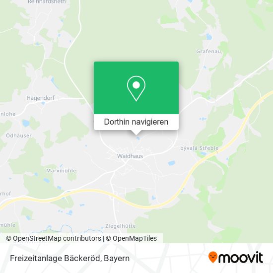 Freizeitanlage Bäckeröd Karte