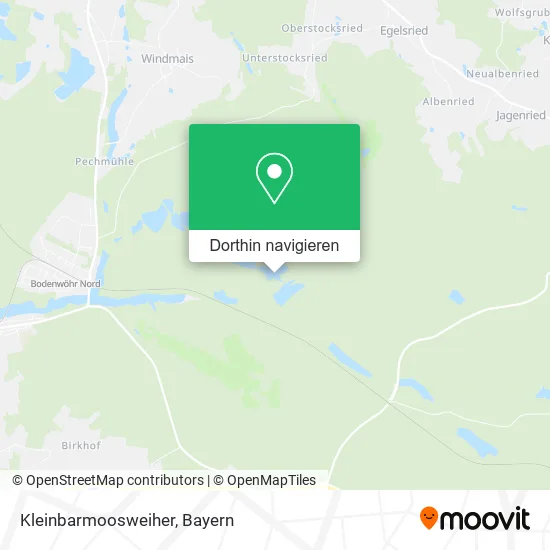 Kleinbarmoosweiher Karte