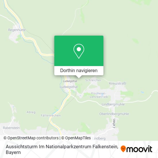 Aussichtsturm Im Nationalparkzentrum Falkenstein Karte
