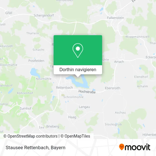 Stausee Rettenbach Karte