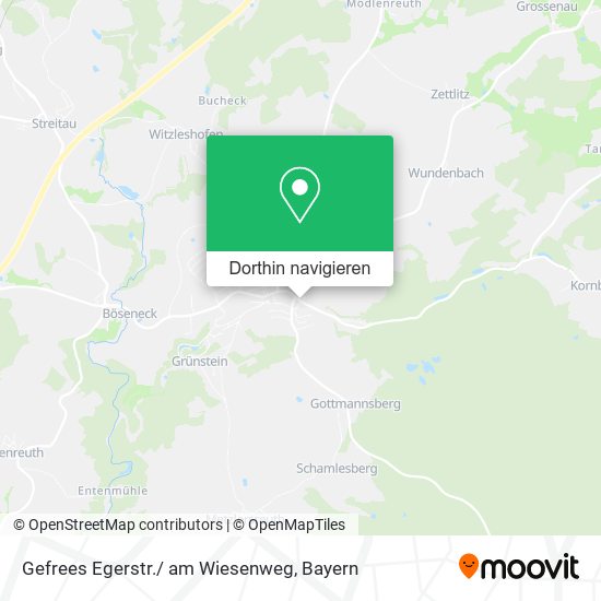 Gefrees Egerstr./ am Wiesenweg Karte