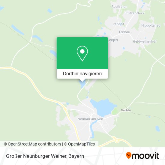 Großer Neunburger Weiher Karte