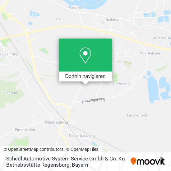 Schedl Automotive System Service Gmbh & Co. Kg Betriebsstätte Regensburg Karte
