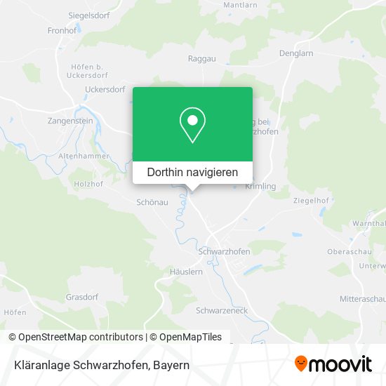 Kläranlage Schwarzhofen Karte