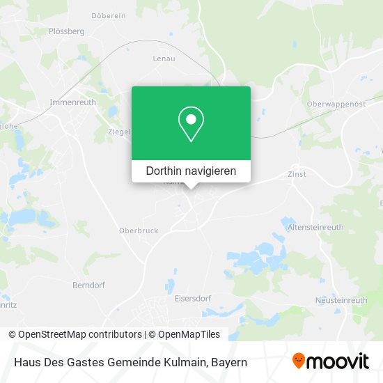 Haus Des Gastes Gemeinde Kulmain Karte