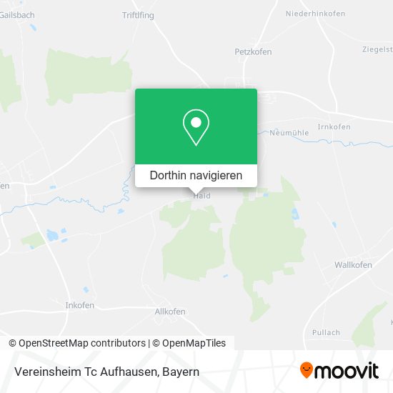 Vereinsheim Tc Aufhausen Karte