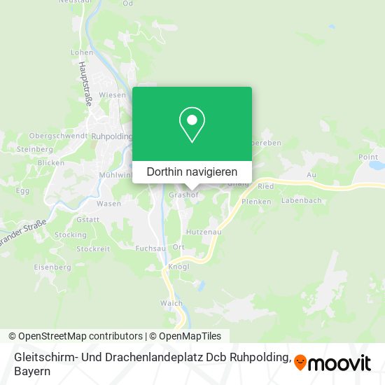 Gleitschirm- Und Drachenlandeplatz Dcb Ruhpolding Karte