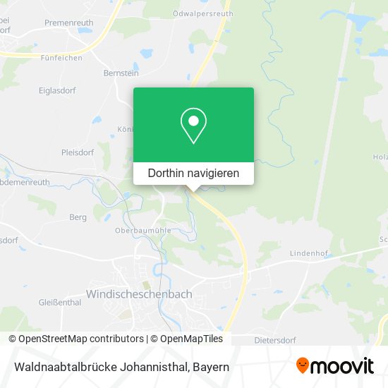 Waldnaabtalbrücke Johannisthal Karte