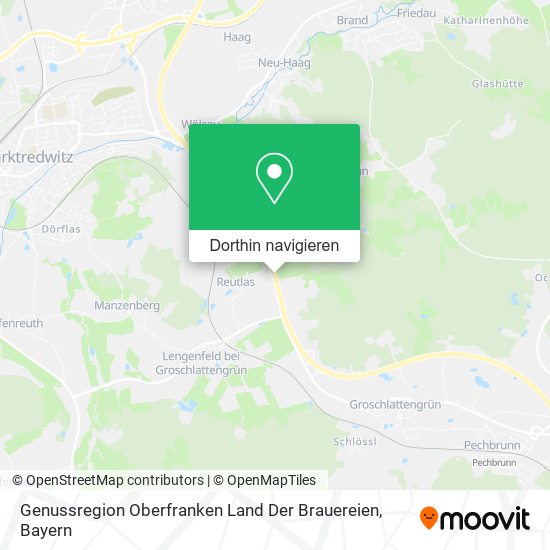 Genussregion Oberfranken Land Der Brauereien Karte