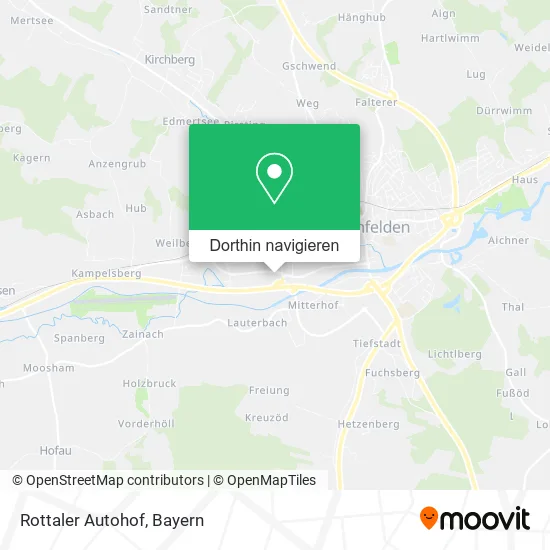 Rottaler Autohof Karte
