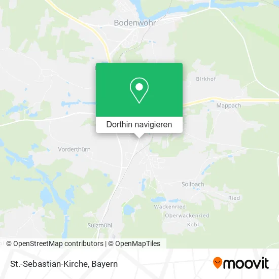 St.-Sebastian-Kirche Karte