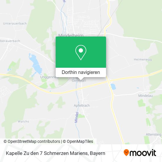 Kapelle Zu den 7 Schmerzen Mariens Karte