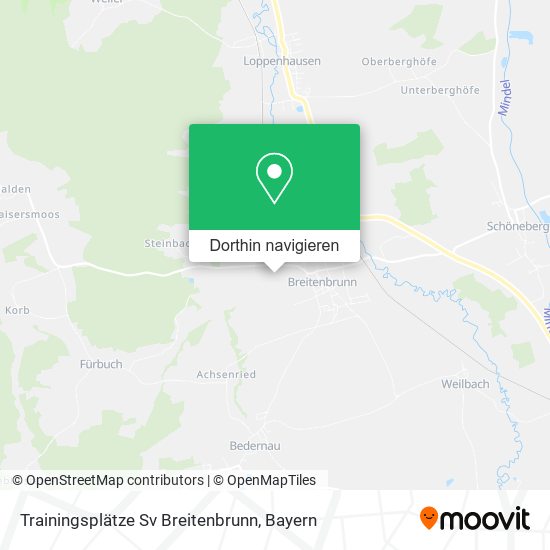 Trainingsplätze Sv Breitenbrunn Karte