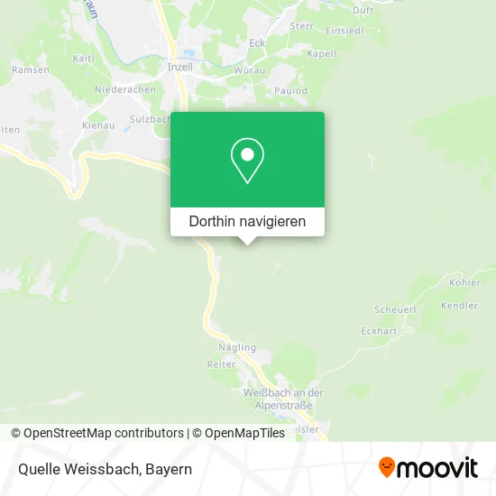 Quelle Weissbach Karte