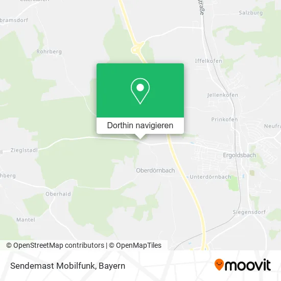 Sendemast Mobilfunk Karte