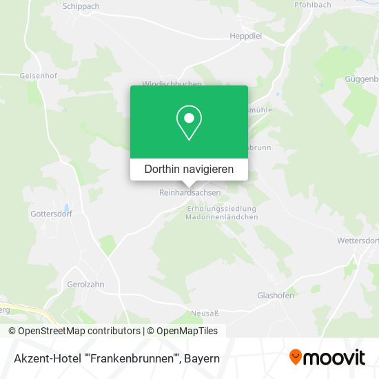 Akzent-Hotel ""Frankenbrunnen"" Karte