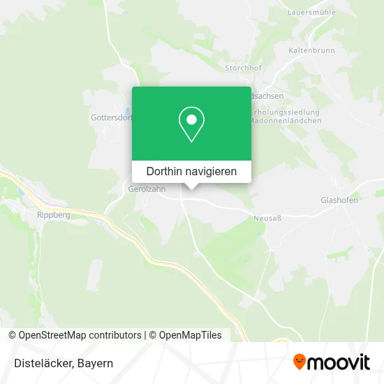 Disteläcker Karte