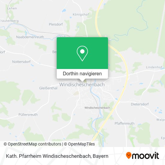 Kath. Pfarrheim Windischeschenbach Karte