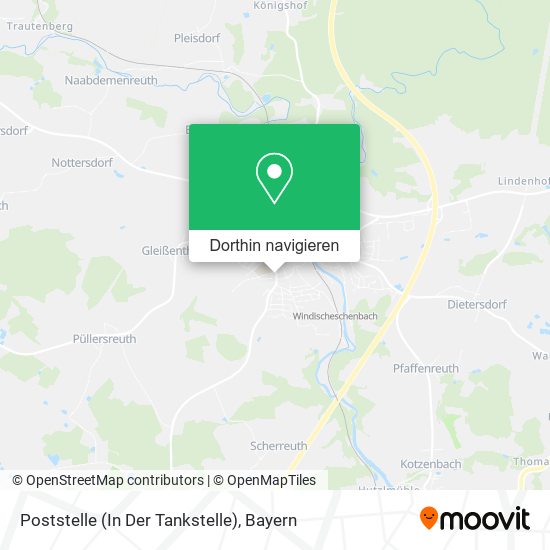 Poststelle (In Der Tankstelle) Karte