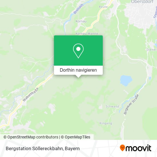 Bergstation Söllereckbahn Karte