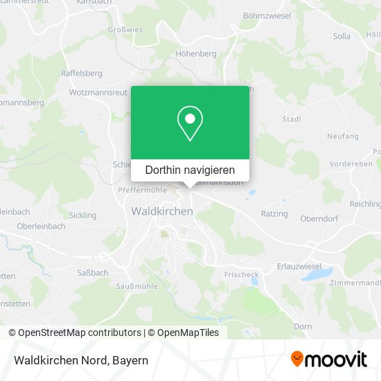 Waldkirchen Nord Karte