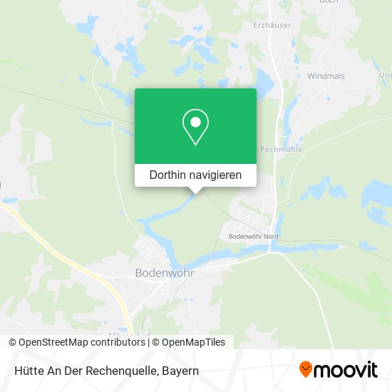 Hütte An Der Rechenquelle Karte