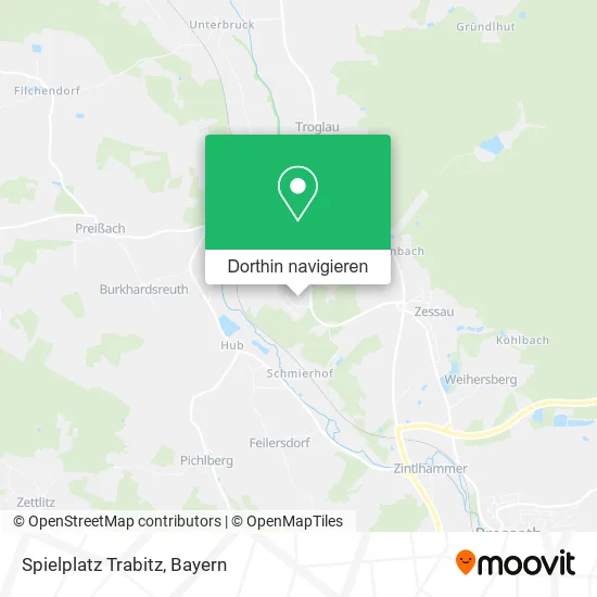 Spielplatz Trabitz Karte