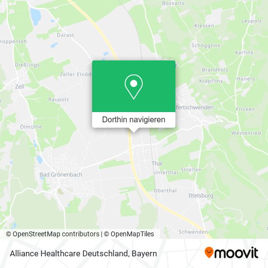 Alliance Healthcare Deutschland Karte