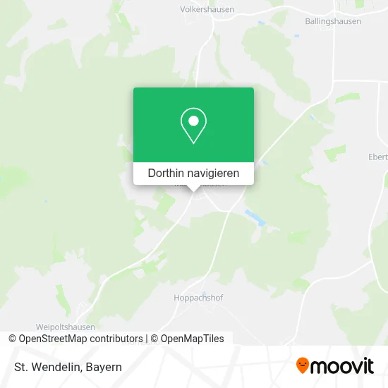 St. Wendelin Karte