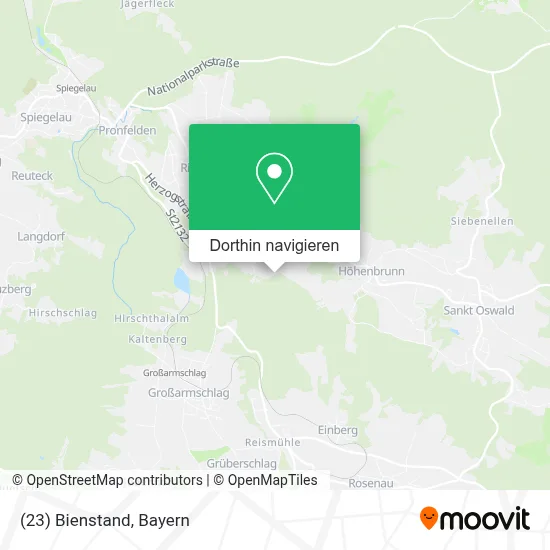 (23) Bienstand Karte