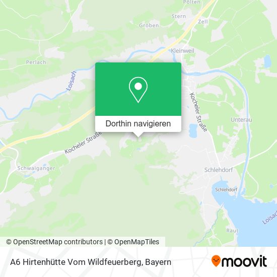 A6 Hirtenhütte Vom Wildfeuerberg Karte
