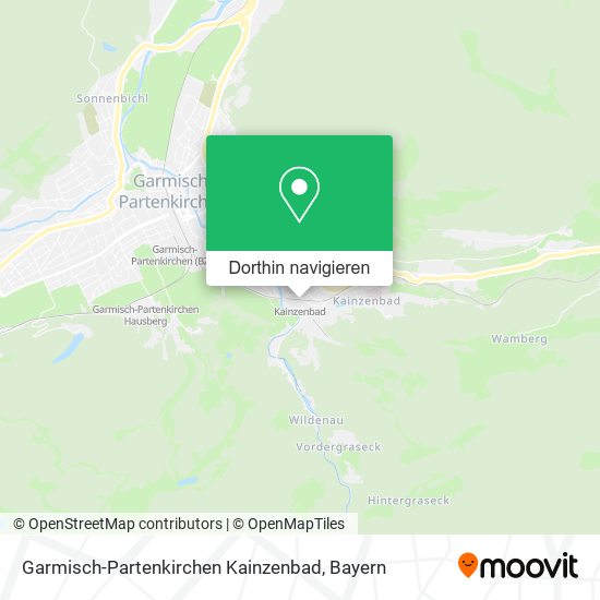 Garmisch-Partenkirchen Kainzenbad Karte