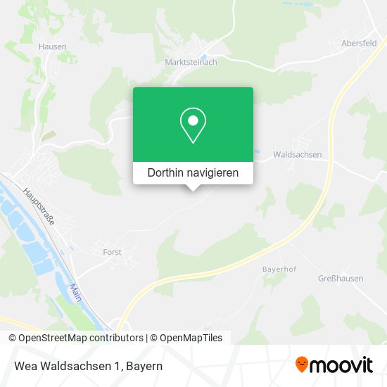 Wea Waldsachsen 1 Karte