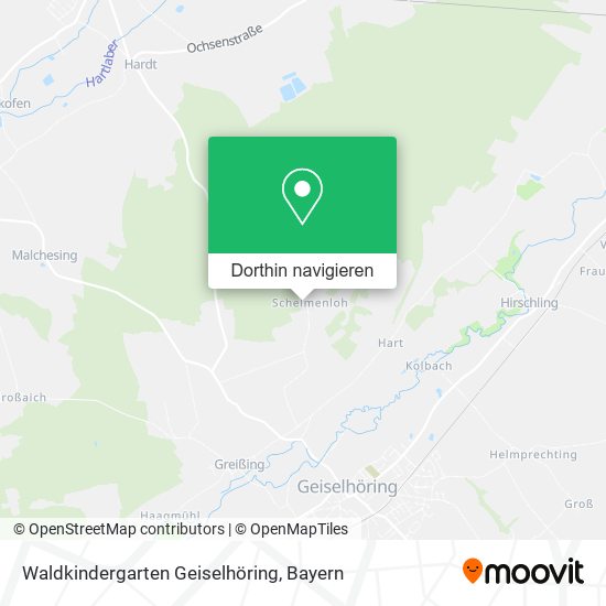 Waldkindergarten Geiselhöring Karte