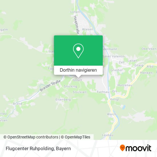 Flugcenter Ruhpolding Karte