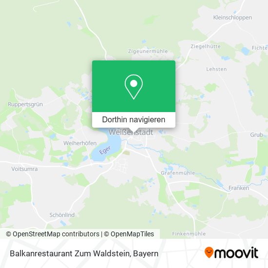 Balkanrestaurant Zum Waldstein Karte