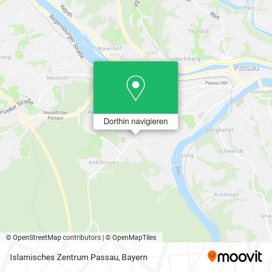 Islamisches Zentrum Passau Karte