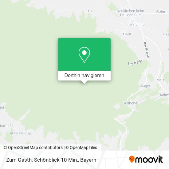 Zum Gasth. Schönblick 10 Min. Karte