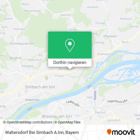Waltersdorf Bei Simbach A.Inn Karte