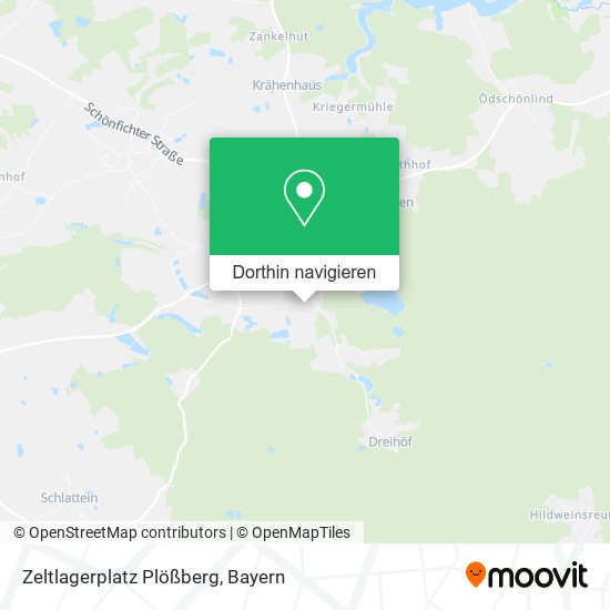 Zeltlagerplatz Plößberg Karte