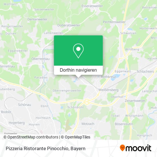 Pizzeria Ristorante Pinocchio Karte