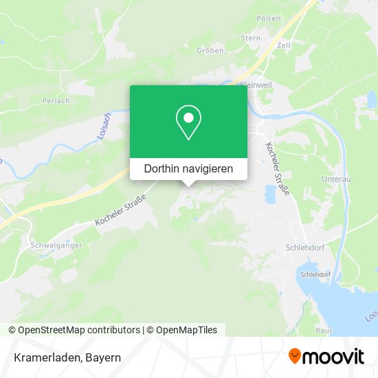 Kramerladen Karte