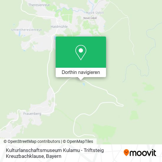 Kulturlanschaftsmuseum Kulamu - Triftsteig Kreuzbachklause Karte